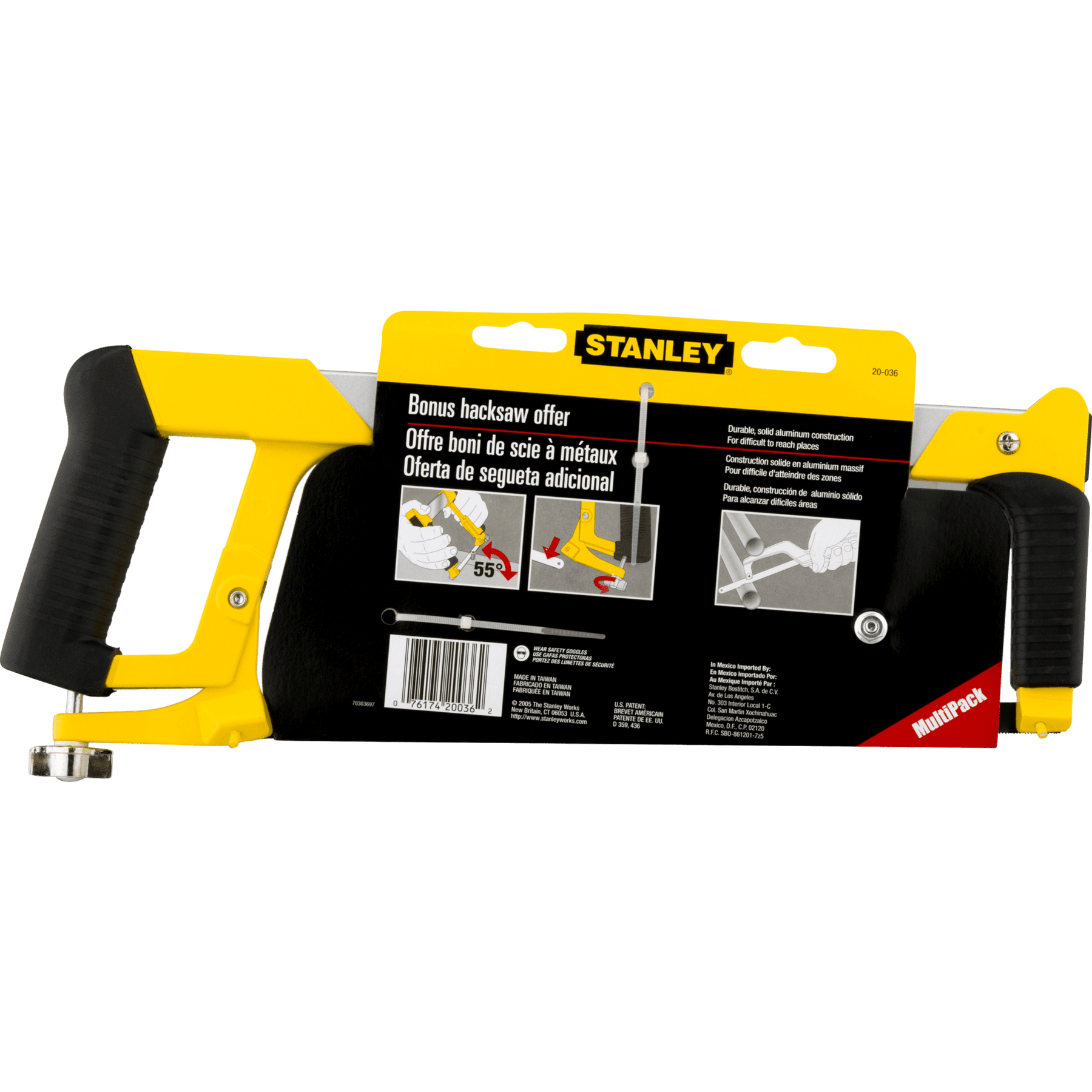 Stanley 12 in. High-Tension Hack Saw with 10 in. Mini Hack Saw 20-036M -  The Home Depot