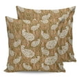 thumbnail image 7 of Outdoor Throw Pillow Cover Paisley Geometric Ethnic Texture Waterproof Cushion Covers 2 Pack Abstract Seamless Art on Brown Pillow Cases Home Decoration for Patio Garden Couch Sofa, 7 of 7