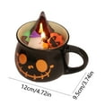 thumbnail image 3 of HomeKingdee Halloween Candle,Witch Cauldron Candles with Ghost,Pumpkin Scented Candle for Spooky Halloween Decor,Gothic Witch Décor Decorations, 3 of 8
