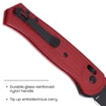 thumbnail image 4 of CRKT Sero Everyday Carry Folding Knife with Crossbar Lock: S35VN Plain Edge Blade, Red Glass-Reinforced Nylon Handle, 7170R, 4 of 6