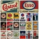 thumbnail image 2 of Letreros de hojalata de gasolina y aceite para motocicletas antiguas, Gulf Esso Agip Man Cave Club, pegatinas de pared para garaje, decoración de gas, 2 of 5
