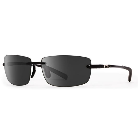 ONO'S KRATER Grey Plano Mirror Lens with POLARIZED Black frame SUNGLASSES