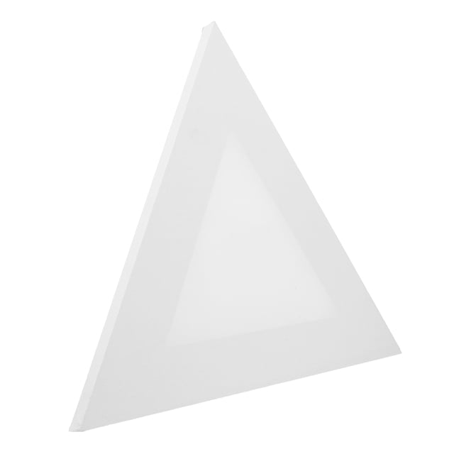 Mobutofu Canvas Drawing Panel Triangle Canvas Set White Wood and Canvas for Artists and Beginners 1Set