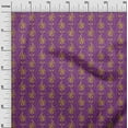 thumbnail image 2 of oneOone Cotton Flex Fabric Leaves Block Print Sewing Fabric BTY 40 Inch Wide, 2 of 4