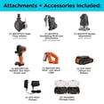 thumbnail image 3 of Kit de herramientas eléctricas BLACK+DECKER MATRIX 20V MAX, taladro inalámbrico, 3 of 7