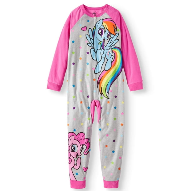Girls&#39; My Little Pony Onesie Pajama Sleeper (Little Girl &amp; Big Girl) -  Walmart.com