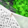thumbnail image 4 of Castle Fairy Pixelated Miners Letter L Duvet Cover Set for Kids,Abstract Gaming Blocks Bedding Full,3-Piece,No Comforter, 4 of 6
