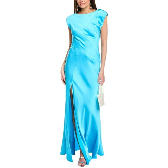 Ramy Brook womens Joanna Gown, 4, Blue