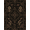 Black Gold Burgundy, Pattern 15, variant on ODIKA 8'x10' Washable Area Rug Halloween Mushroom Sage Mauve Symmetrical Clusters Witchy Moody for Living Room, Under Sectional, Family , Durable, Non-Slip