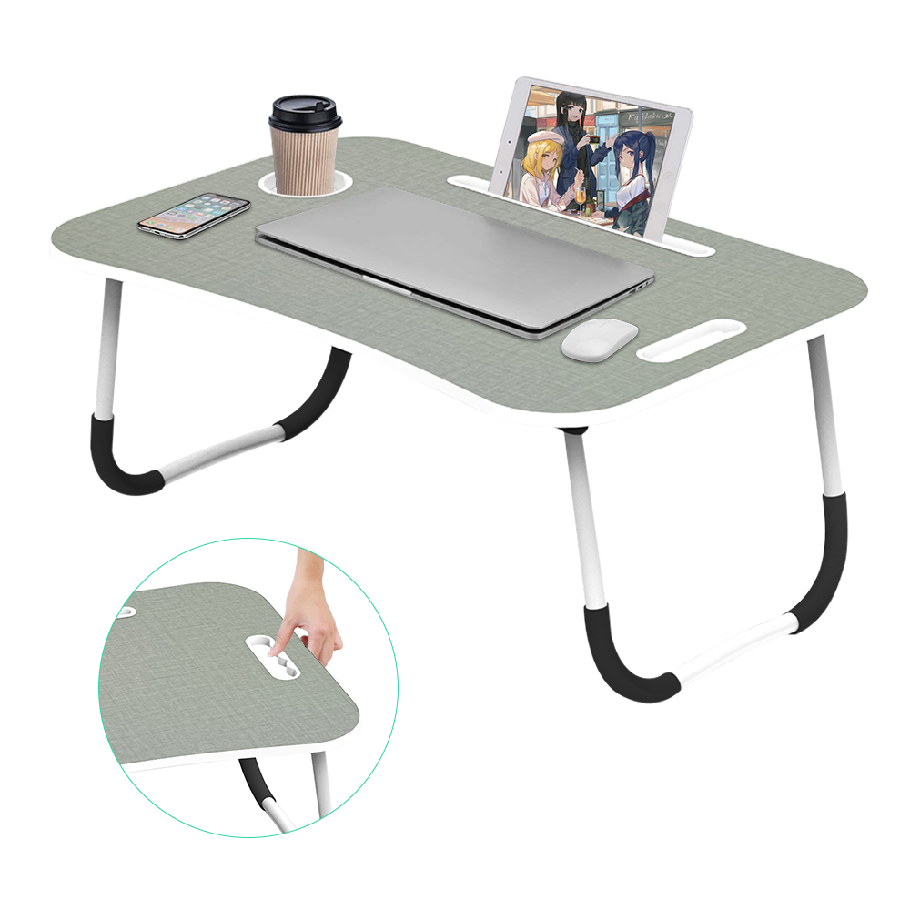 Portable Laptop Bed Tray Table, Breakfast Server Tray Table, Notebook