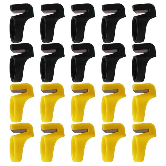 GAXIRE Cutting Fishing Line Thread Cutter Rings Assorted Color 20Pcs