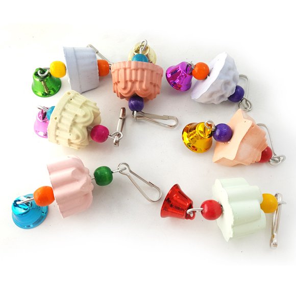 Zeus Pet Hamster Chinchilla Parrot Bird Rabbit Teeth Grinding Stone Chew Bell Toy
