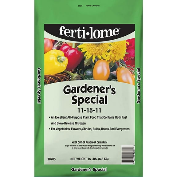 Fertilome (10785) Gardener's Special Plant Food 11-15-11 (15 lbs.)