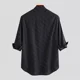 thumbnail image 4 of Camisa Slim Fit Cuello Mao Manga Larga Hombre Vestir Casual, 4 of 8