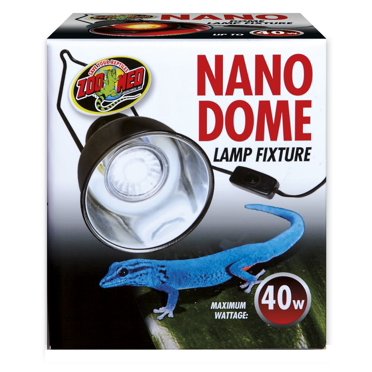 Zoo Med Mini Combo Deep Dome Lamp Fixture (2x 60W max Zoo Med Mini Combo Deep Dome Lamp Fixture (2x 60W max