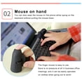 thumbnail image 4 of pitrice Wireless Fingers Ring Mouse Home Professional Simple Sensitive Laptop Mini Mice Computer Fitting PC Clicking Devices, 4 of 6