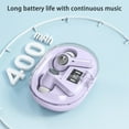 thumbnail image 4 of Earbuds Wireless, Hwkond In-Ear Bluetooth Headset Dazzling Colourful Lights Sweatproof Bluetooth 5.3 Ultra Long Standby Headset, Purple, Up to 60% Off, 4 of 8