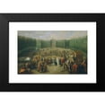 thumbnail image 2 of Martin Knoller 24x17 Black Modern Framed Museum Art Print Titled - The Laying of the Cornerstone of the Concordiat Temple in Laxenburg (1795), 2 of 5