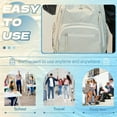 thumbnail image 6 of GASTROPOD High School Backpacks,Widened and Adjustable Shoulder Straps College Backpack,Curved Shoulder Straps Backpacks for Women for Daily Schooling and Short Trips,Red, 6 of 7