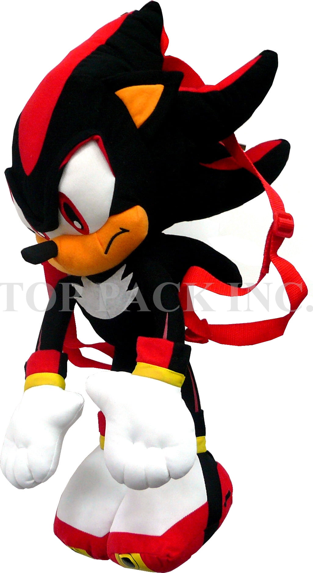 Sonic the Hedgehog 20" Plush Backpack - Black