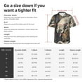 thumbnail image 5 of Yiaed Graceful Snow Leopard Print Hawaiian Shirt for Men Short Sleeve Button Down Shirts Beach Shirts for Men,Small, 5 of 7