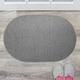 thumbnail image 2 of Elliptical Imitation Sisal Floor Mat for Household Entrance Dirt and Easy Cleaning Absorbent Doormat with Soil Rubbing Design, 2 of 4