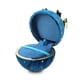 thumbnail image 2 of Qarigey Joyero Tiendas para el hogar Satén de pana portátil Caja de embalaje elegante Aniversario de bodas Organizador de vacaciones Contenedor Ropa, zapatos y accesorios Miscelánea Collar Celeste, 2 of 6