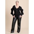 thumbnail image 5 of ELOQUII Women's Plus Size Rounded Sleeve Cardigan, 5 of 6