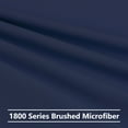 thumbnail image 3 of Navy Pillowcases Soft Microfiber Pillow Case Cover with Zipper King, 2 Pack, 3 of 8