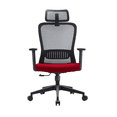 thumbnail image 2 of Silla de Escritorio Ergonómica Ajustable FENT En Mesh rojo, 2 of 5