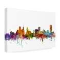 thumbnail image 3 of Trademark Fine Art Michael Tompsett Buffalo New York Skyline Canvas Wall Art - 22x32, 3 of 5