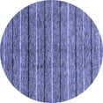thumbnail image 1 of Ahgly Company Indoor Round Abstract Blue Modern Area Rugs, 5' Round, 1 of 4