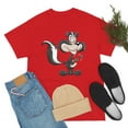 thumbnail image 7 of Funny Valentines Skunk with Heart Cotton Tee; Happy Valentines Day Present, 7 of 7