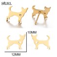 thumbnail image 2 of SMJEL-pendientes con pasador de acero inoxidable para mujer y niña, joyería para perro salchicha, Chihuahua, accesorios para gatito, 2 of 2