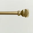 thumbnail image 7 of EXCLUSIVE HOME Napoleon 1" Curtain Rod and Coordinating Finial Set, Gold, Adjustable 36"-72", 7 of 7