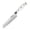 Sliver&White, variant on Klaus Meyer Stahl High Carbon Exclusive German Steel 5.5 inch Kitchen Chef Knife Ultra Sharp Santoku Knife, Japanese Chefs Knife (Black)