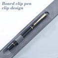 thumbnail image 3 of A4 Leather Writing Pad & Clipboard - Portable Office Organizer with Metal Clips, Lightweight Design for Home and Professional Use, 3 of 6