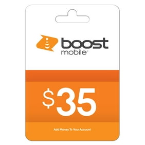 Boost Mobile $35 Direct Top Up Cell Service Prepaid Refill