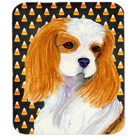 Cavalier Spaniel Candy Corn Halloween Portrait Mouse Pad  Hot Pad or Trivet price history on PriceWatchPro