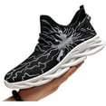 thumbnail image 2 of Fashion Men's Lightning Strike Breathable Lightweight Running Shoes, Black Size 9, 2 of 7