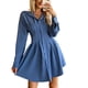 thumbnail image 3 of Vestido De Camisa De Solapa, Manga Larga, Tela Suave, Elegante, Informal, Para Mujer, Vestido De Camisa Para Oficina ANGGREK Otros, 3 of 7