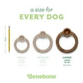 thumbnail image 4 of Benebone Ring Durable Dog Chew Toy for Aggressive Chewers, Real Bacon, Large, 4 of 6