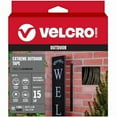 thumbnail image 3 of (2 pack) VELCRO Brand Extreme Outdoor Heavy Duty Tape, 10 ft x 1 in, Black, Holds 15 lbs, Stick on Adhesive, Strong Weather Resistant Holding Power 91843, 3 of 8