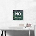 thumbnail image 2 of ARTCANVAS No Excuses Business Motivational Canvas Art Print - Size: 12" x 12" (0.75" Deep), 2 of 9