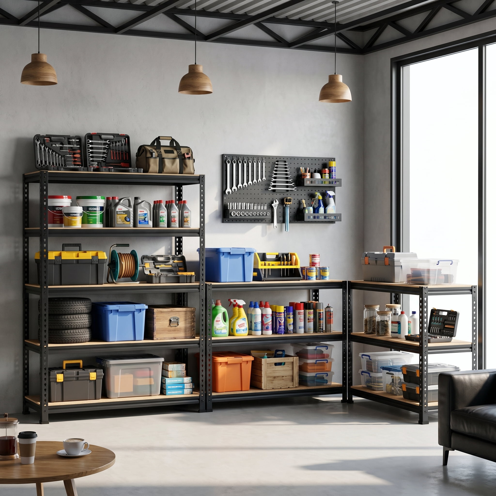 TrumanPick Heavy Duty Storage Shelves, Metal Utility Adjustable