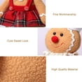 thumbnail image 4 of Christmas Gingerbread Plush Doll Holiday Decor for Kids Girls Gifts, 4 of 5