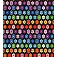 thumbnail image 3 of Flower Duvet Cover Set, Colorful Vibrant Daisy Blossom Motifs Classic Hexagonal Comb Pattern Flower, Decorative 3 Piece Bedding Set with 2 Pillow Shams, Queen Size, Multicolor, by Ambesonne, 3 of 3