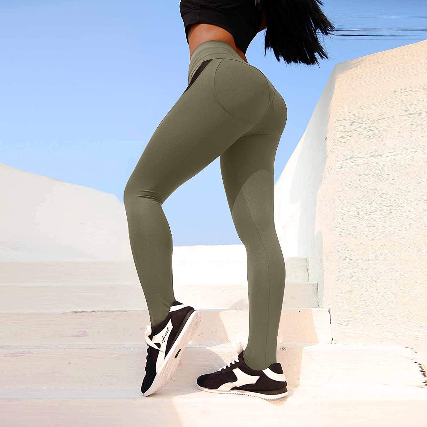 Women's Stretchy Skinny Sheer Mesh 