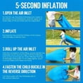 thumbnail image 4 of Inflatable Lounge Chair, Camping Inflatable Sofa Portable, Waterproof, Leak-Proof Ideal for Outdoor Use, Beach, Hiking, Picnics, Music Festivals, 4 of 9