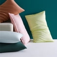thumbnail image 3 of Nvzi unidad, 60 fundas de almohada lisas. Clásicas y atemporales, fundas de almohada sencillas de color puro, que combinan con cualquier cama. 18,9 x 29,13 pulgadas (verde oscuro)., 3 of 5